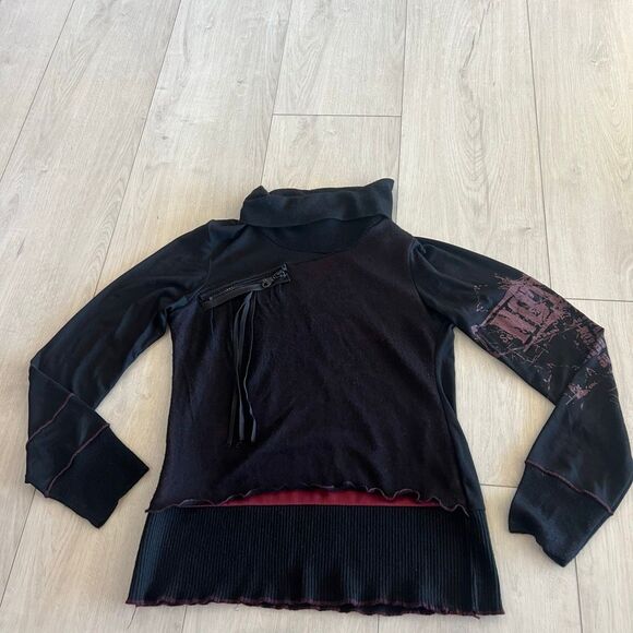 Planet Interdite women black top size M - Picture 1 of 9